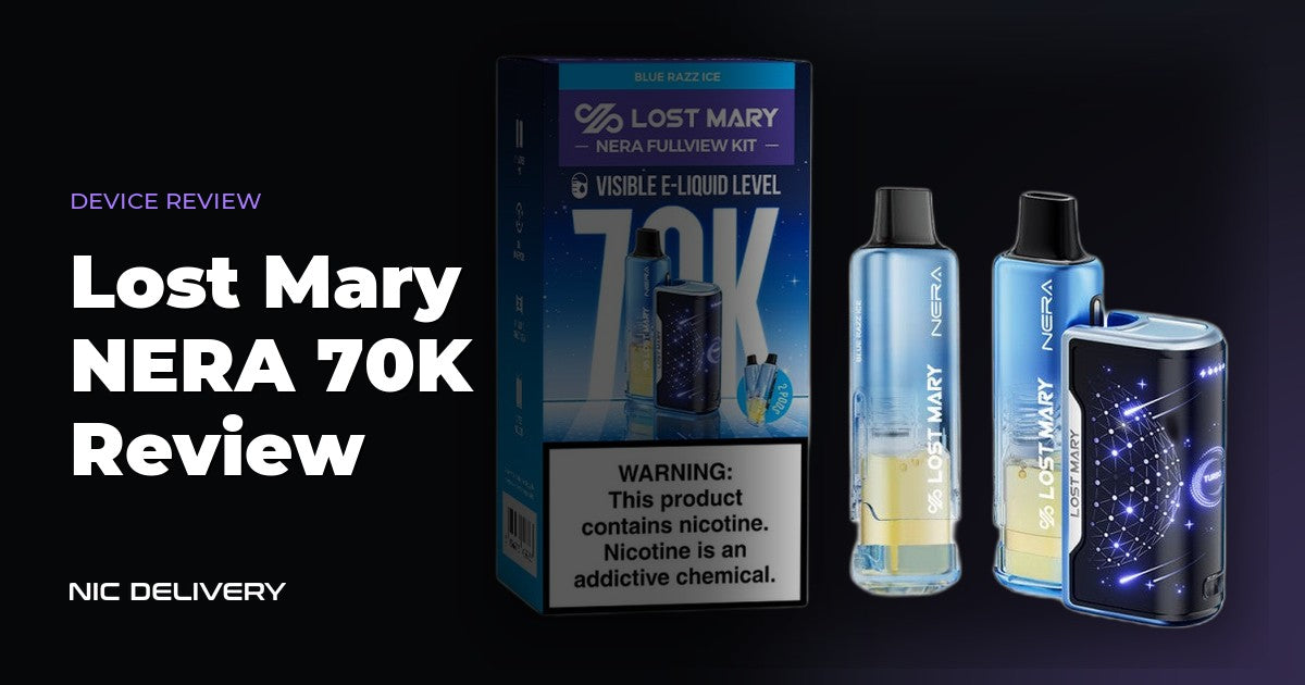 Lost Mary NERA 70K Review at NicDelivery