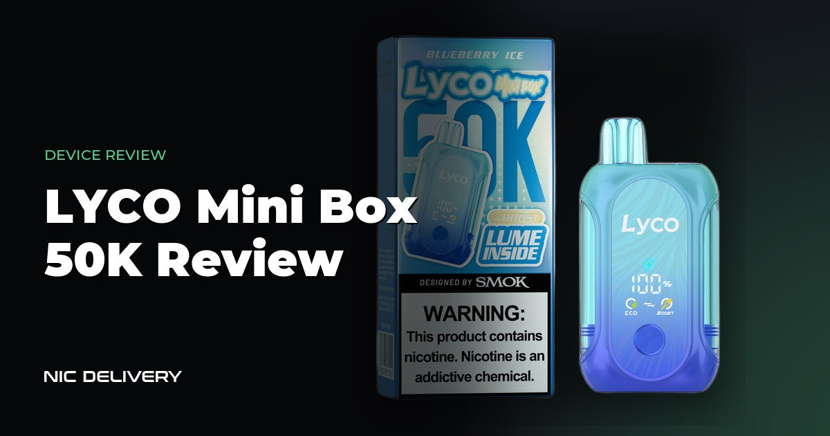 LYCO Mini Box 50K Review at NicDelivery