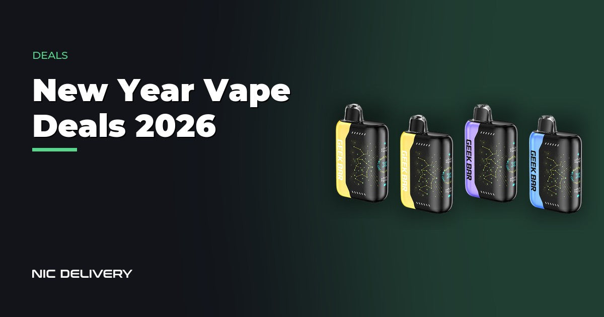 New Year Vape Deals 2026 at NicDelivery