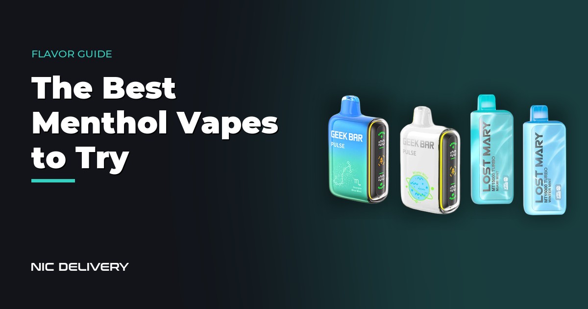 The Best Menthol Vapes to Try at NicDelivery