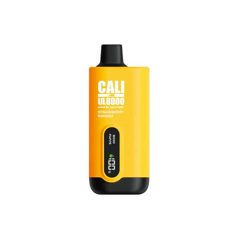 Strawberry Banana Cali UL8000 Disposable Vape NicDelivery Strawberry Banana Cali UL8000 Disposable Vape NicDelivery