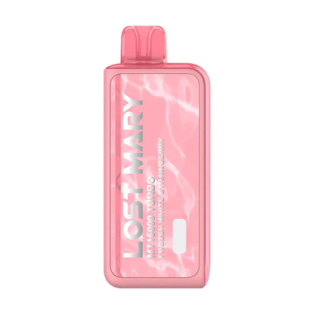 Frozen White Strawberry Lost Mary MT15000 Turbo Disposable Vape NicDelivery Frozen White Strawberry Lost Mary MT15000 Turbo Disposable Vape NicDelivery