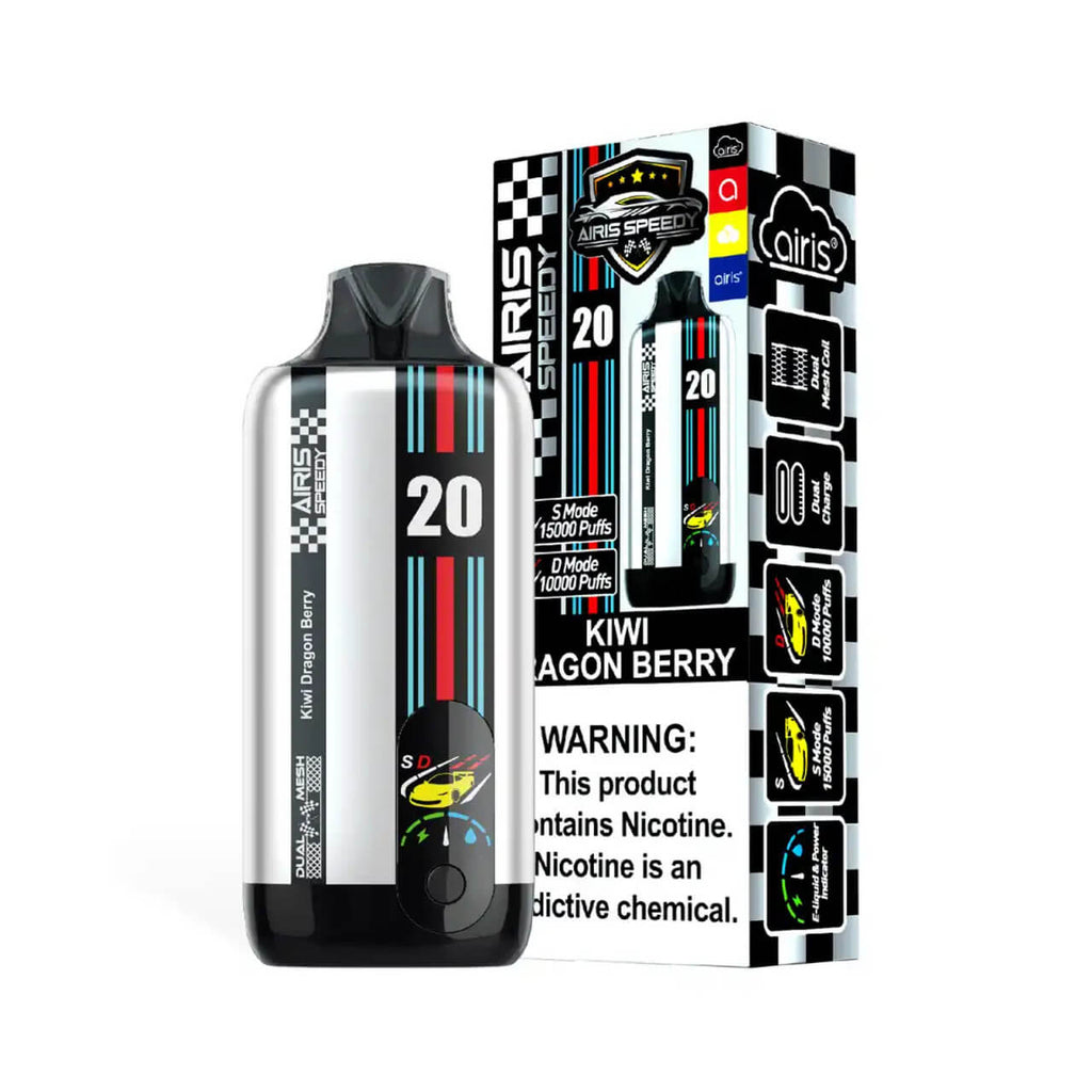 Kiwi Dragon Berry Airis Speedy 15000 Disposable Vape  NicDelivery