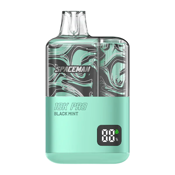 spaceman vape best flavor Black Mint Spaceman 10K Pro Disposable Vape — NicDelivery