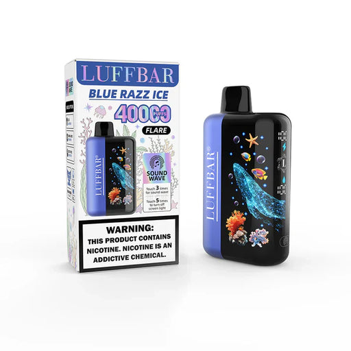 Blue Razz Ice Luff Bar Flare 40k Disposable Vape NicDelivery Blue Razz Ice Luff Bar Flare 40k Disposable Vape NicDelivery