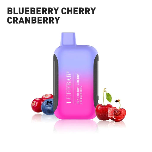 Blueberry Cherry Cranberry LuffBar Dually 20k Disposable Vape