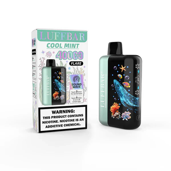kuul bar vape Cool Mint Luff Flare 40k Disposable — NicDelivery Protector Flavor:Crazy Melon Complete Sour Apple Watermelon