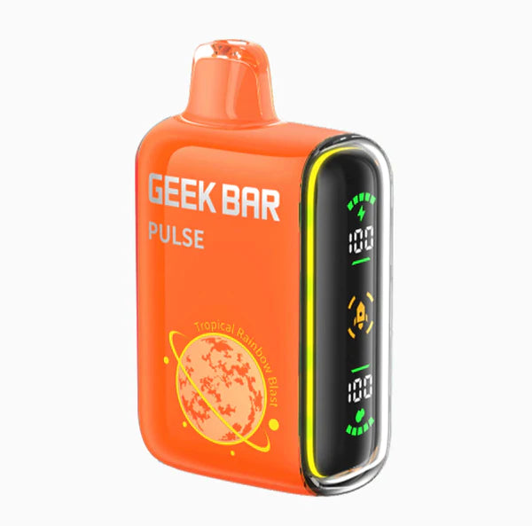 Tropical Rainbow Blast Geek Bar Pulse Disposable Vape NicDelivery Tropical Rainbow Blast Geek Bar Pulse Disposable Vape NicDelivery