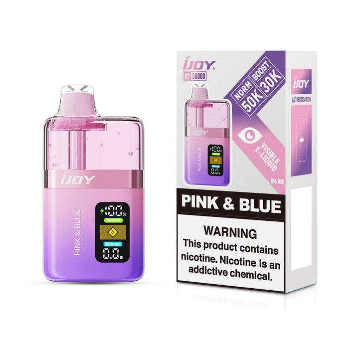 Pink & Blue iJoy Bar XP50000