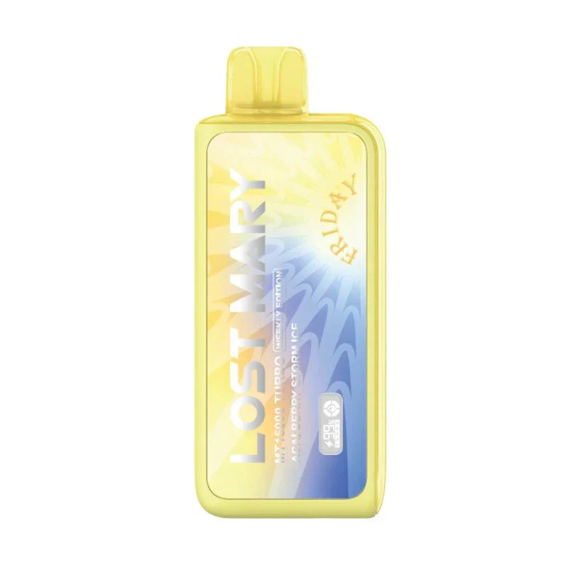 Acai Berry Storm Ice Lost Mary MT15000 Turbo Disposable Vape NicDelivery Acai Berry Storm Ice Lost Mary MT15000 Turbo Disposable Vape NicDelivery