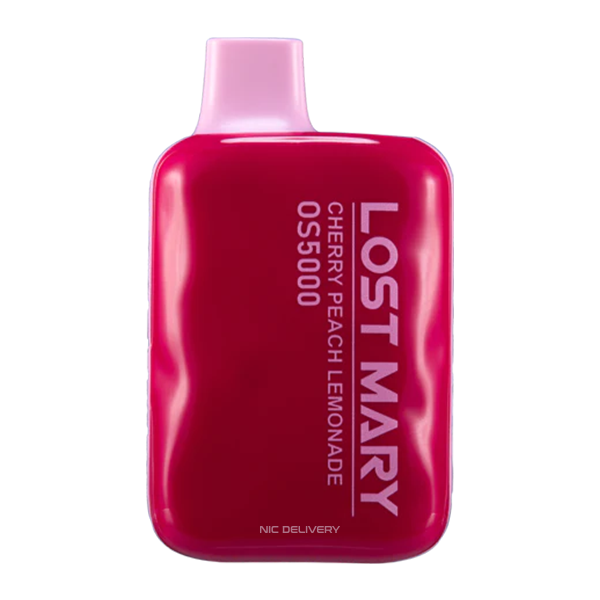 lost mary os5000 juicy peach Cherry Peach Lemonade Lost Mary OS5000 Disposable Vape — NicDelivery