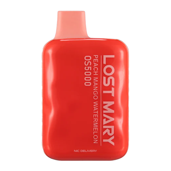 Peach Mango Watermelon Lost Mary OS5000 Disposable Vape NicDelivery Peach Mango Watermelon Lost Mary OS5000 Disposable Vape NicDelivery