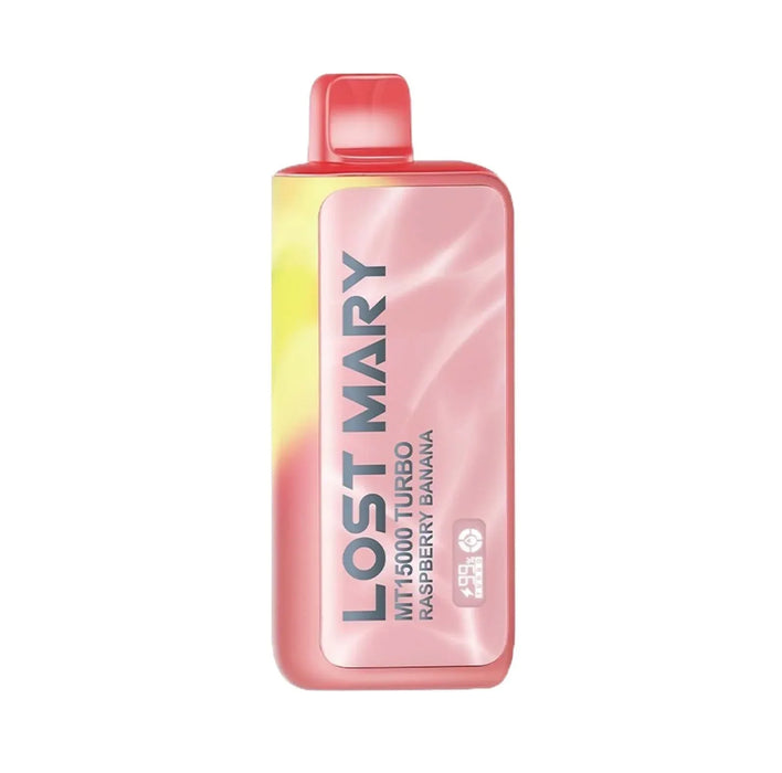 Raspberry Banana Lost Mary MT15000 Turbo Disposable Vape — NicDelivery Raspberry Banana Lost Mary MT15000 Turbo Disposable Vape — NicDelivery