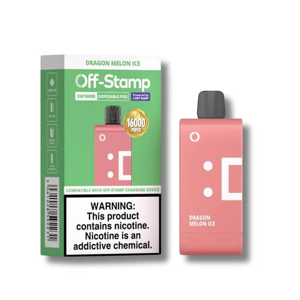 Off-Stamp SW16000 - Replaceable Magnetic Disposable Pod Device NicDelivery Off-Stamp SW16000 - Replaceable Magnetic Disposable Pod Device NicDelivery