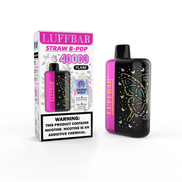 Straw B-Pop Luff Bar Flare 40k Disposable Vape NicDelivery Straw B-Pop Luff Bar Flare 40k Disposable Vape NicDelivery