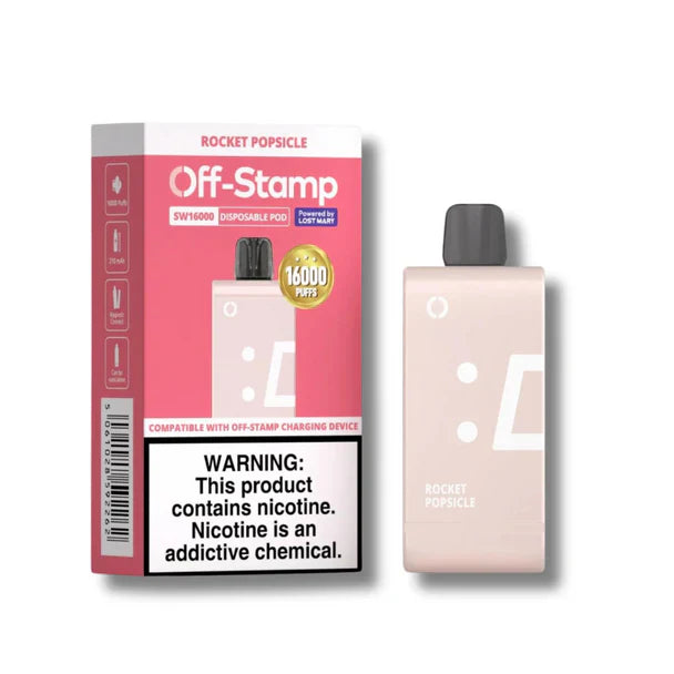 Off-Stamp SW16000 - Replaceable Magnetic Disposable Pod Device NicDelivery Off-Stamp SW16000 - Replaceable Magnetic Disposable Pod Device NicDelivery