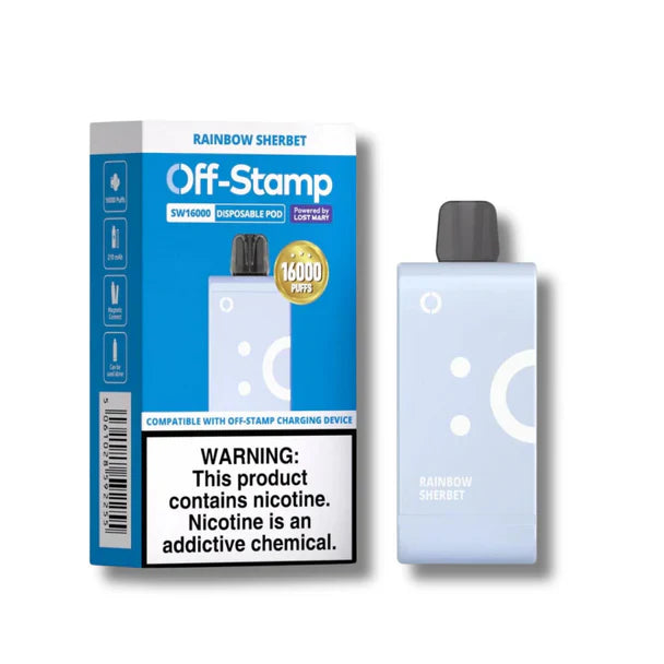 Off-Stamp SW16000 - Replaceable Magnetic Disposable Pod Device NicDelivery Off-Stamp SW16000 - Replaceable Magnetic Disposable Pod Device NicDelivery