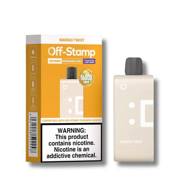 Off-Stamp SW16000 - Replaceable Magnetic Disposable Pod Device NicDelivery Off-Stamp SW16000 - Replaceable Magnetic Disposable Pod Device NicDelivery