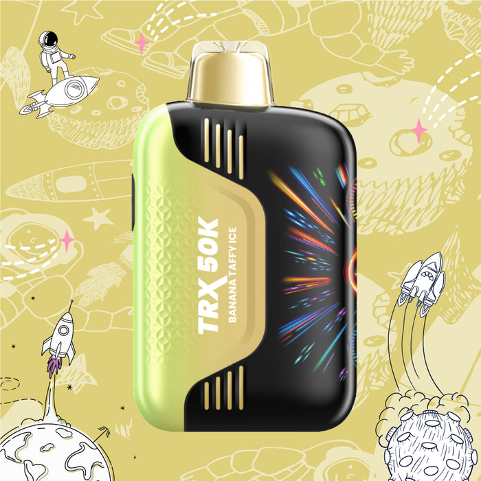 Banana Taffy Ice VIHO TRX 50k Disposable Vape NicDelivery Banana Taffy Ice VIHO TRX 50k Disposable Vape NicDelivery