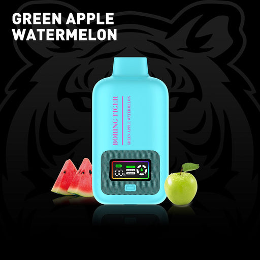 Green Apple Watermelon LuffBar Boring Tiger 25k Disposable Vape