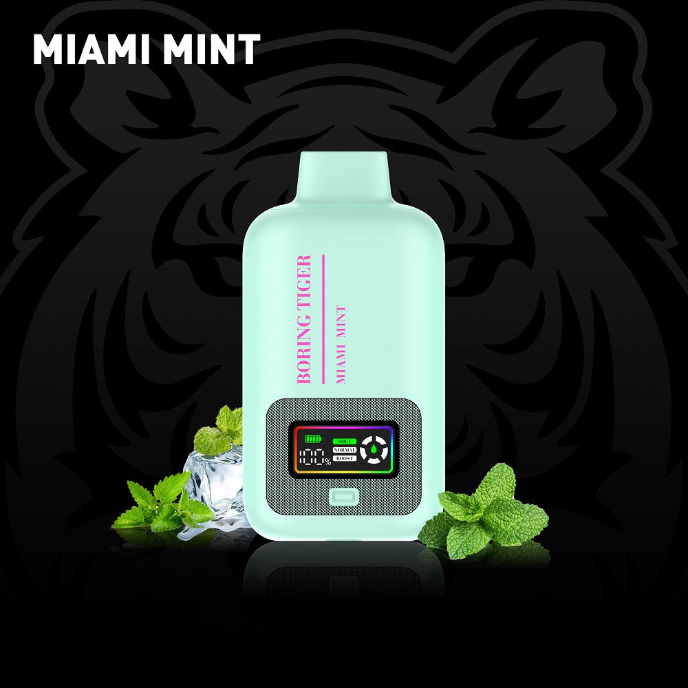 Miami Mint LuffBar Boring Tiger 25k Disposable Vape NicDelivery Miami Mint LuffBar Boring Tiger 25k Disposable Vape NicDelivery