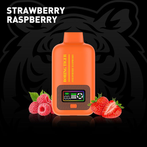 Strawberry Raspberry LuffBar Boring Tiger 25k Disposable Vape