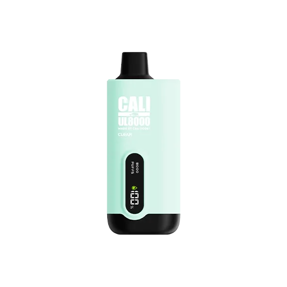 Clear 3% Cali UL8000 Disposable Vape NicDelivery Clear 3% Cali UL8000 Disposable Vape NicDelivery