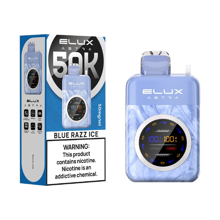 Blue Razz Ice Elux Astra 50K
