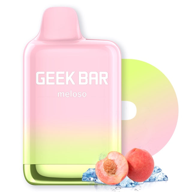 Peach Ice Geek Bar Meloso Max NicDelivery Peach Ice Geek Bar Meloso Max NicDelivery
