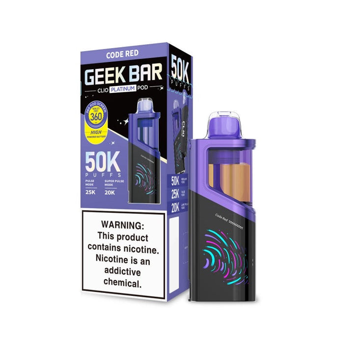 Code Red Geek Bar Clio Platinum 50k (POD)
