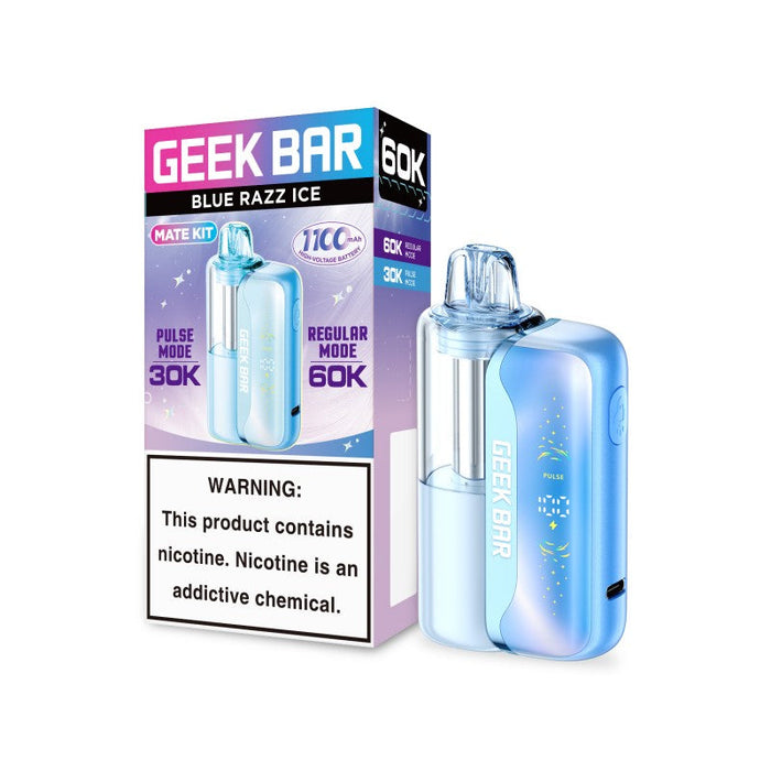 Blue Razz Ice Geek Bar Mate 60k (KIT)