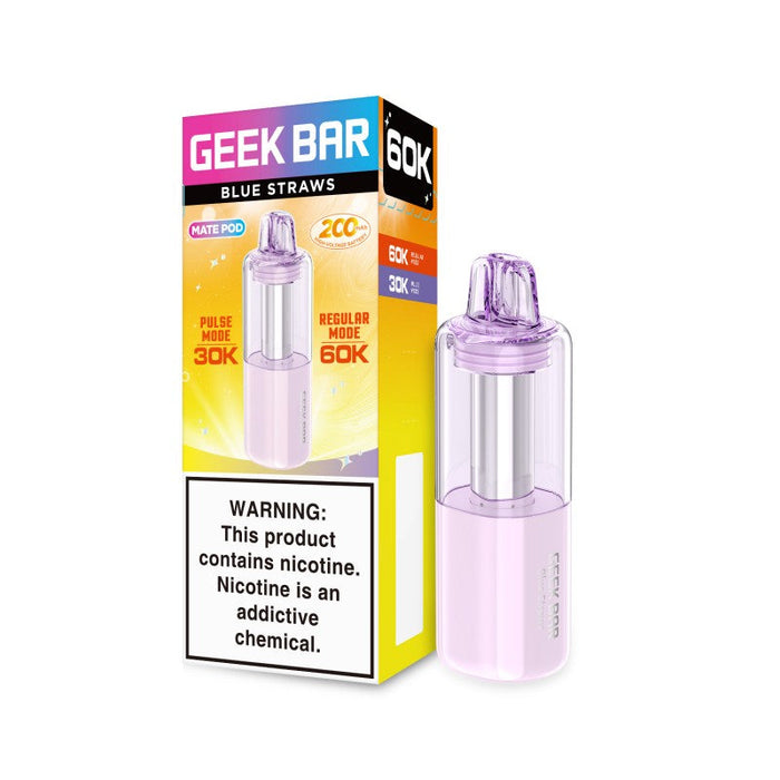 Blue Straws Geek Bar Mate 60k (POD)