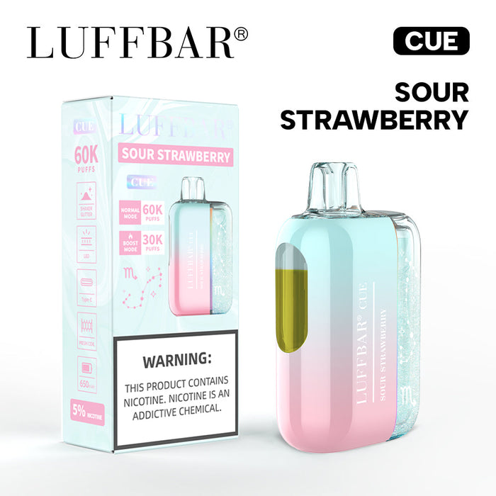 Sour Strawberry Luff Bar Cue 60k