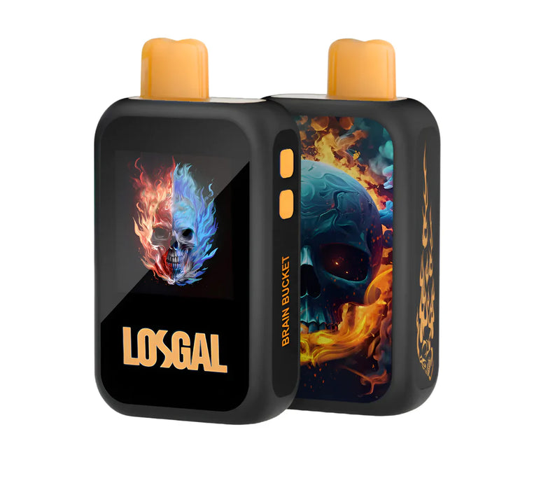 Brain Bucket (Orange Mango Guava) LOSGAL MC25000 by Lost Mary