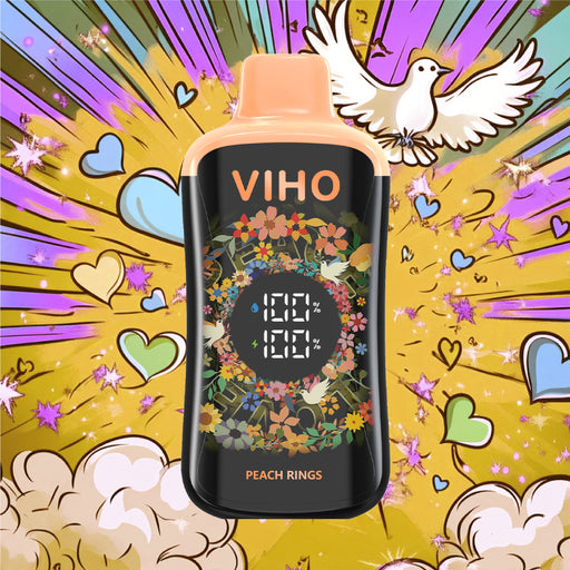 Peach Rings VIHO Supercharge Pro 20k Disposable Vape NicDelivery Peach Rings VIHO Supercharge Pro 20k Disposable Vape NicDelivery