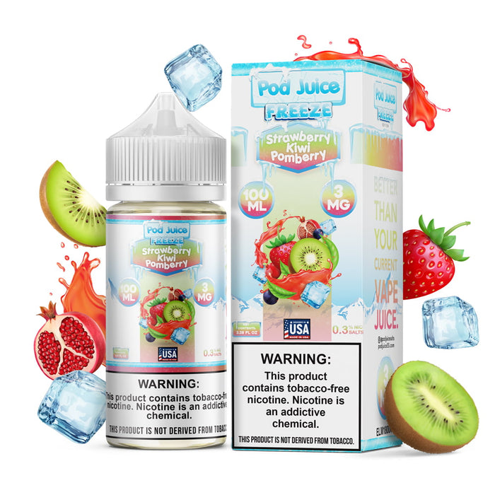 Strawberry Kiwi Pomberry Freeze By Pod Juice 55