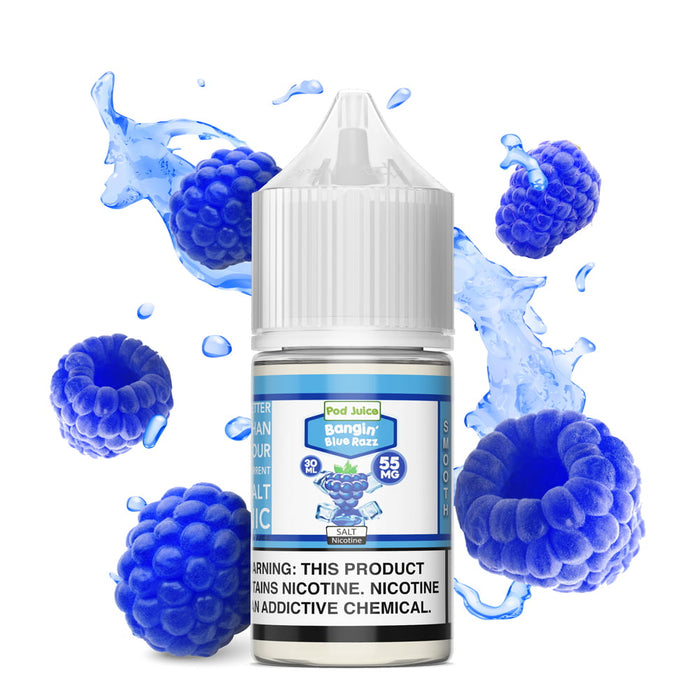 Bangin Blue Razz By Pod Juice 55