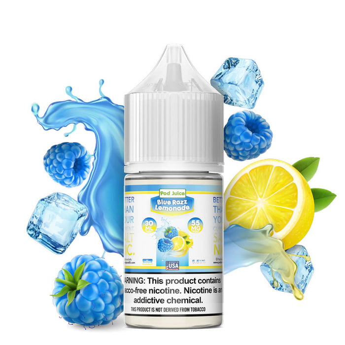 Blue Razz Lemonade Freeze By Pod Juice 55