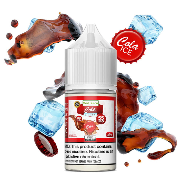 nicotine-free vape juices bulk Cola Freeze By Pod Juice 55 E-Liquids