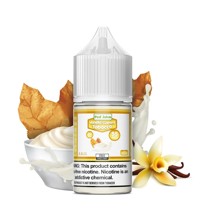 Vanilla Custard Tobacco By Pod Juice 55 E-Liquids - $13.99 Vape Juice NicDelivery Vanilla Custard Tobacco By Pod Juice 55 E-Liquids - $13.99 Vape Juice NicDelivery