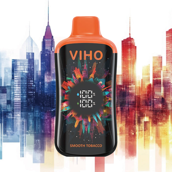 Smooth Tobacco VIHO Supercharge Pro 20k Disposable Vape NicDelivery Smooth Tobacco VIHO Supercharge Pro 20k Disposable Vape NicDelivery