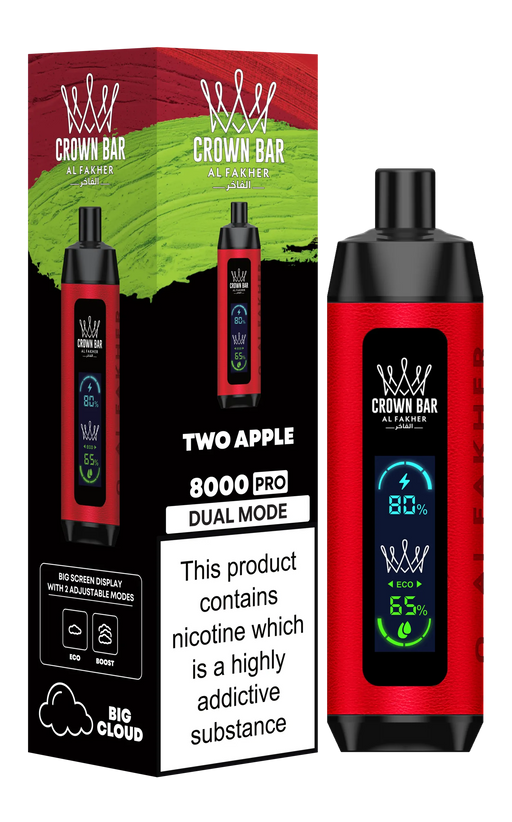 Berry Blue Al Fakher Crown Bar PRO 8k Disposable Vape NicDelivery Berry Blue Al Fakher Crown Bar PRO 8k Disposable Vape NicDelivery