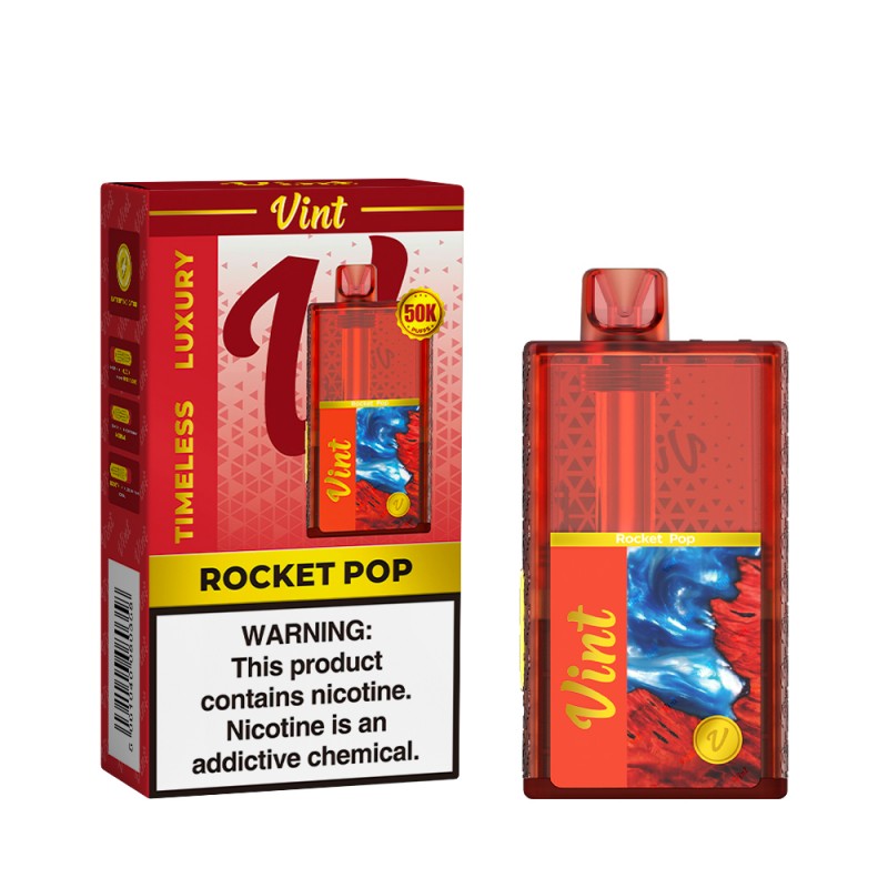 rocket pop vape juice VINT 50K Disposable — NicDelivery Style:Vaporesso Xros 2ml Refillable Replacement Pods 4pk 0.7ohm 3ml Mesh DragonFruit Strawberry Ice MR FOG