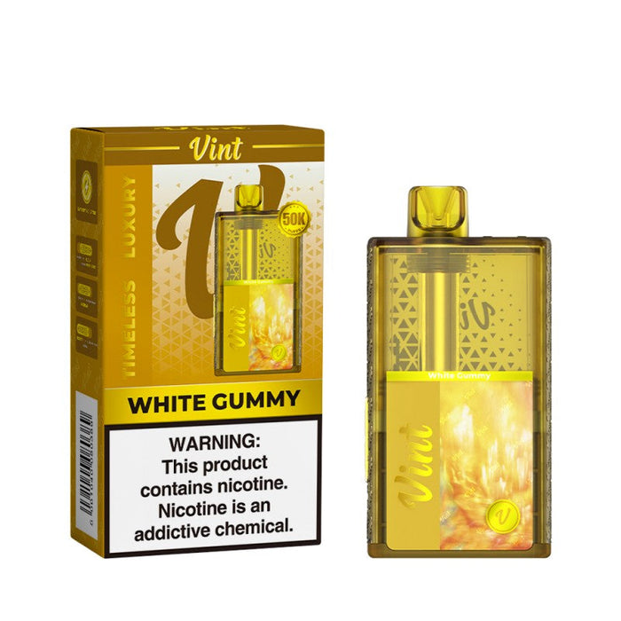 White Gummy VINT 50000 Puffs