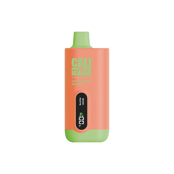 Watermelon Splash Cali UL8000 Disposable Vape NicDelivery Watermelon Splash Cali UL8000 Disposable Vape NicDelivery