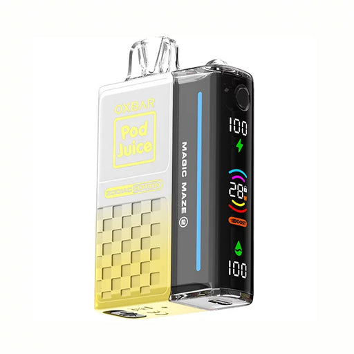 Clear Emerald Oxbar x Pod Juice Magic Maze 2.0 Disposable Vape NicDelivery Clear Emerald Oxbar x Pod Juice Magic Maze 2.0 Disposable Vape NicDelivery