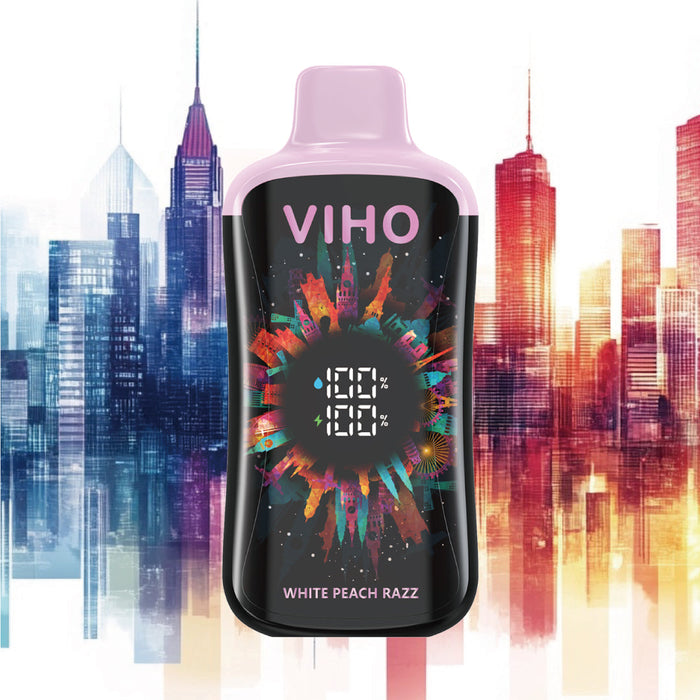 White Peach Razz VIHO Supercharge Pro 20k