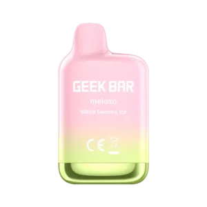 White Gummy Ice Geek Bar Meloso Mini 1500 Puffs