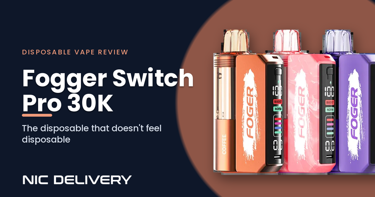 Foger Switch Pro Kit 30000 Puffs Review The Disposable That Doesnt Feel Disposable